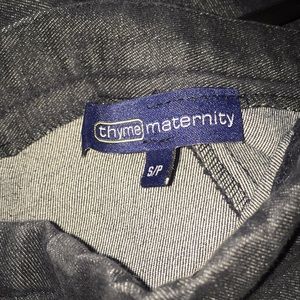 Jeans Thyme Maternity Pants Dark Blue size small